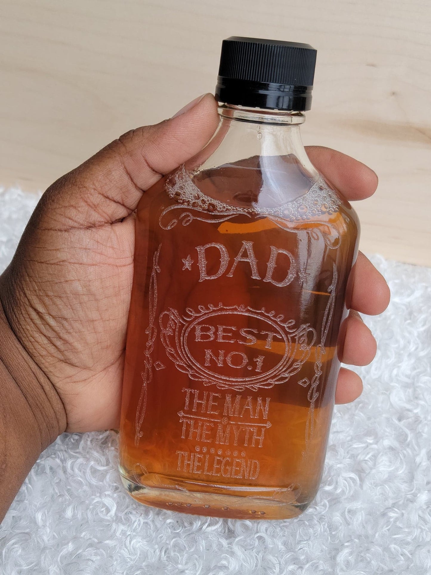 Personalized Glass Flask