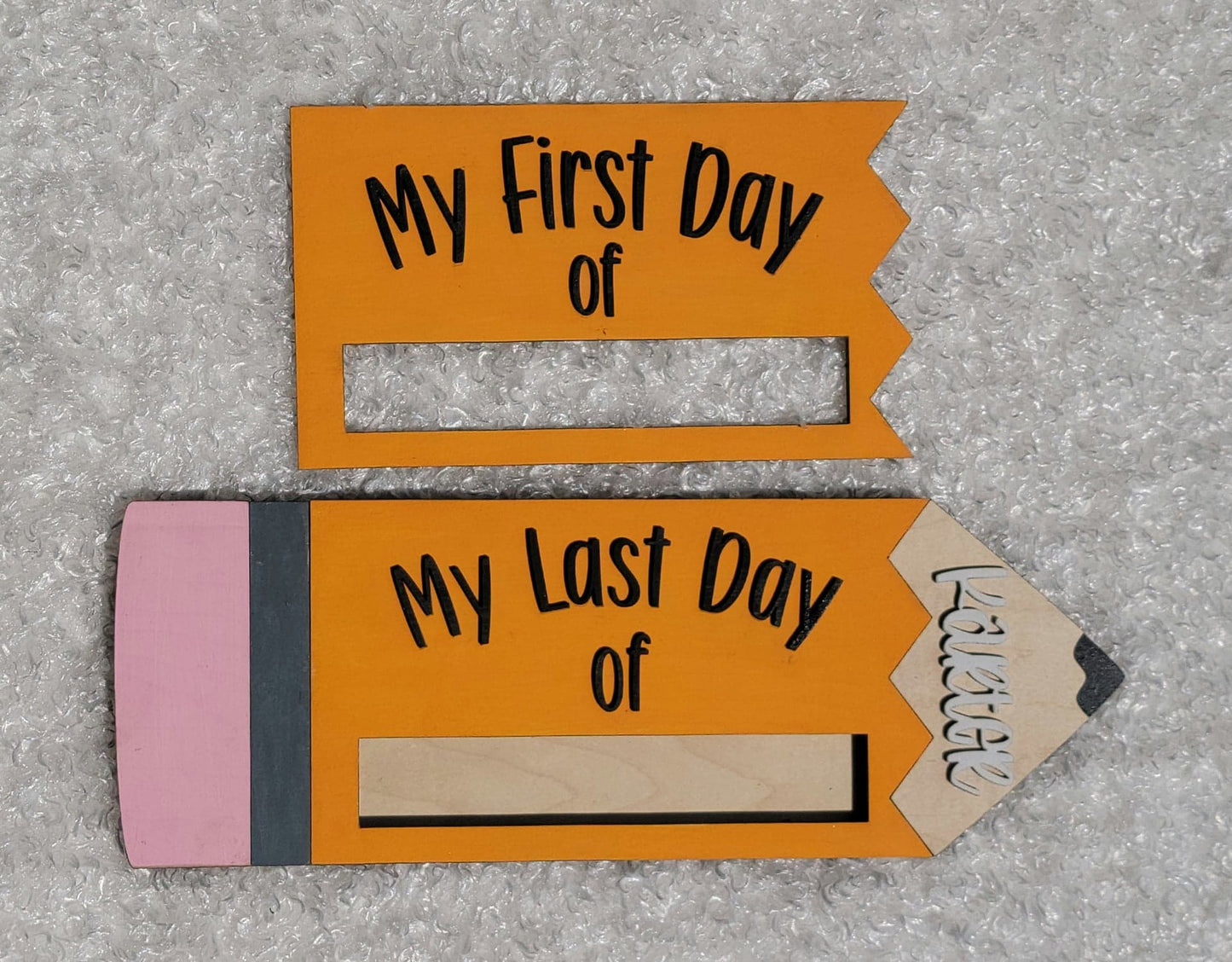 Pencil-First Day of school sign