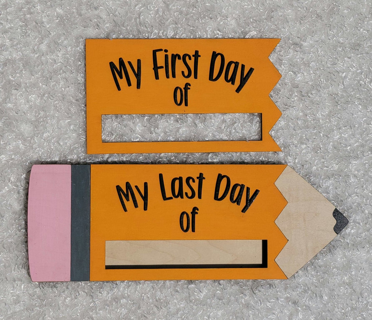 Pencil-First Day of school sign