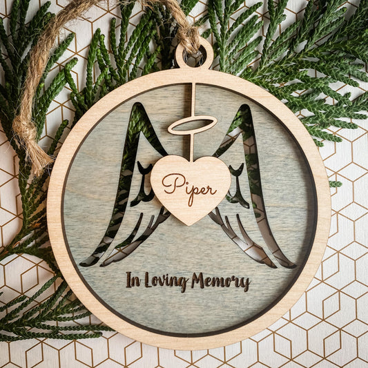 Angel & Butterfly Remembrance Ornaments