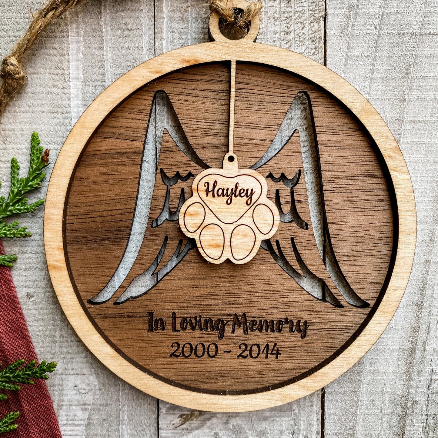 Angel & Butterfly Remembrance Ornaments