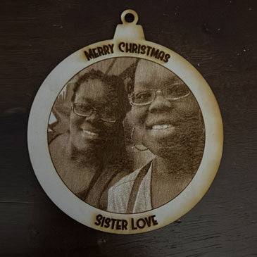 Custom Photo Ornament