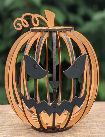 Pumpkin/Jack o Lantern Candle Holder